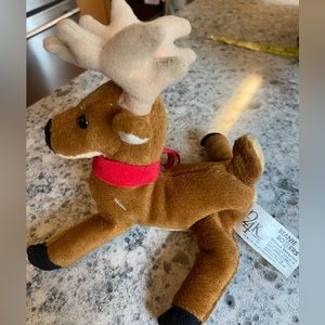 Christmas reindeer, beanie, boppers 1997